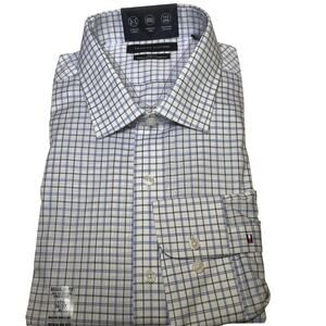Tommy Hilfiger Men's Flex Regular fit Dress Shirt, orchid multi 17.5 36/37 $85